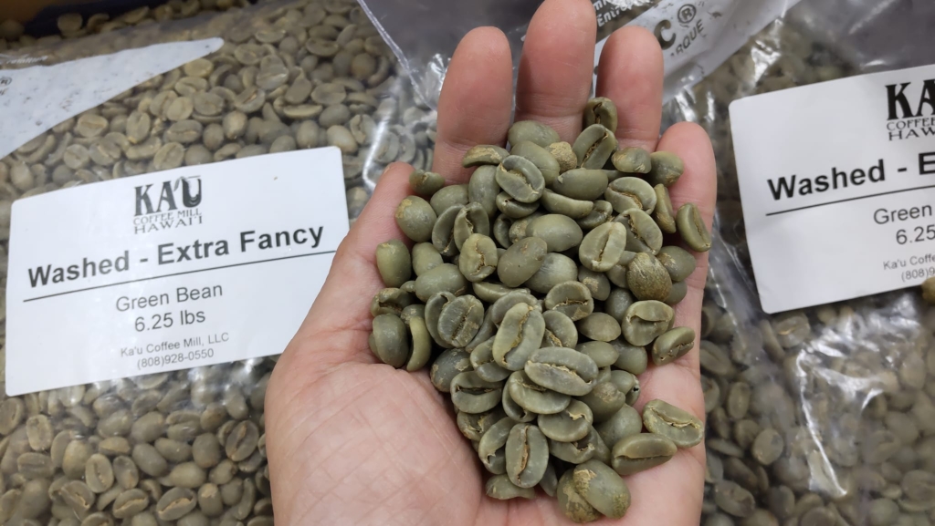 ハワイより『カウコーヒーの生豆』届く！